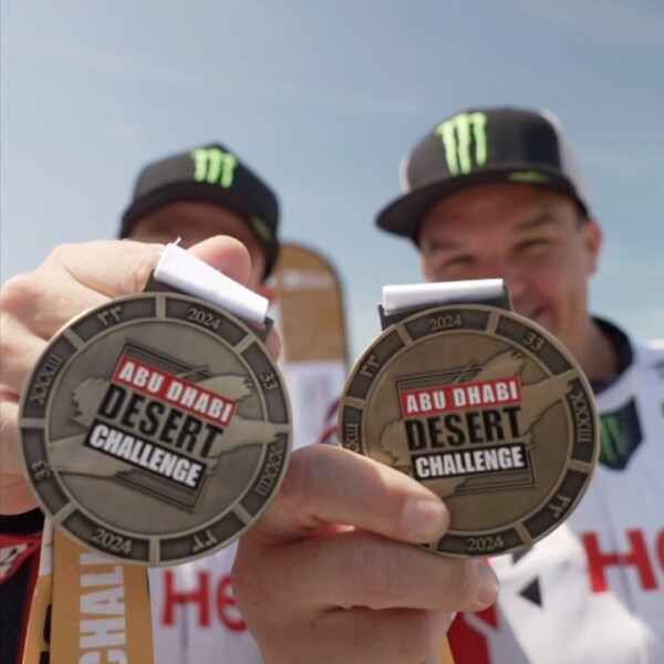 .
Looking back at last week’s Abu Dhabi Desert Challenge, we’re sending yet another massive shoutout to heromotosports on their first World Rally-Raid Championship victory ?Did you know that this win also marks the first time for an Indian manufacturer to achieve such and accomplishment in an FIM world-championship series ? ??

The team is going from strenght to strenght with a podium at Round1 of the officialw2rc  dakarrally, and then a P.1 at Round2, the Abu Dhabi Desert Challenge. ✊??

Congrats to aaronmare rossbranch and heromotosports on a fabulous year so far, and best of luck for the rest of the season!!
We can’t wait to hear more amazing news from you guys ✨⭐️?

AbuDhabiDesertChallenge ADDC2024 RaceReady RallyRaidWorldChampionship ADDCJourney AdventureAwaits abudhabidesertchallenge W2RC RallyRaid CrossCountryRally motorsport DesertDreams abudhabi inUAE

rrcdr_ad
abudhabisc
adnocdistribution
toyotauae
modgovae
adpolicehq
abudhabi_aviation
nambulanceuae
abudhabiadm
alghadeeremiraticrafts
emsouaeofficial
fia.official
fimlive
officialw2rc